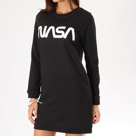 NASA - Robe Sweat Femme Worm Logo Noir