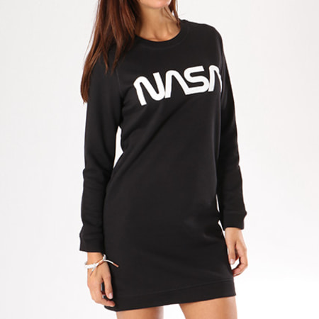NASA - Robe Sweat Femme Worm Logo Noir