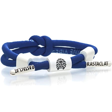 Rastaclat - Bracelet Knotaclat Positive Vibes Bleu Marine Blanc