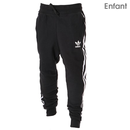 Adidas Originals - Pantalon Jogging Enfant Trefoil CV8515 Noir
