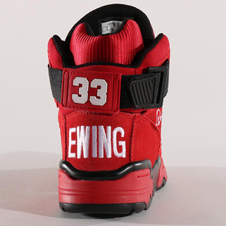 Ewing Athletics - Baskets Ewing 33 HI 1EW90013 601 Red Black White