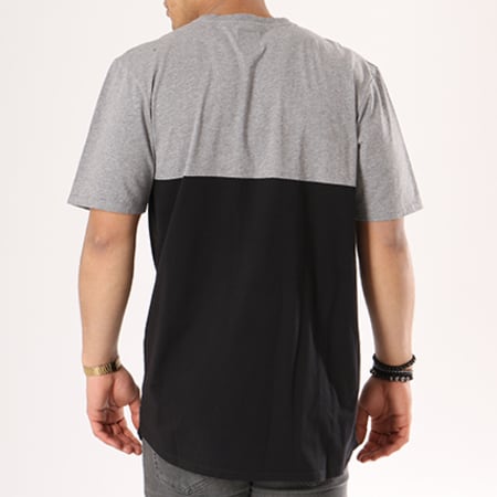 Supra - Tee Shirt Oversize Block 103439 Gris Chiné Noir