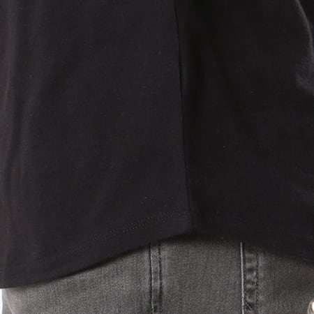 Supra - Tee Shirt Manches Longues Oversize Above 103778 Noir Blanc