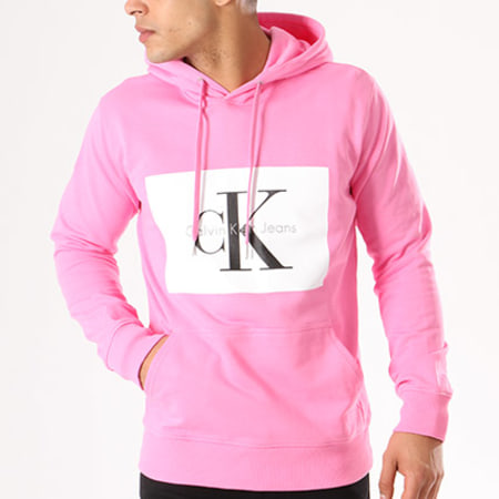 Calvin Klein Sweat Capuche Hotoro 2 7505 Rose Ryses