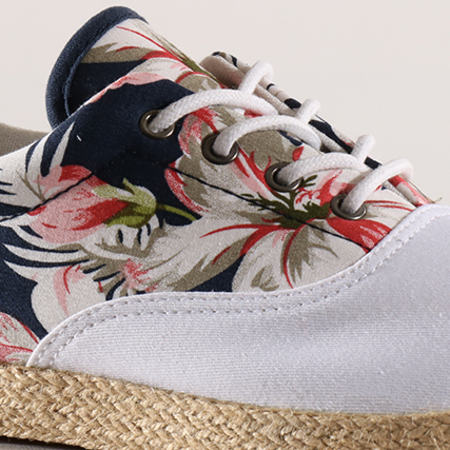 Classic Series - Chaussures Dave Blanc Floral