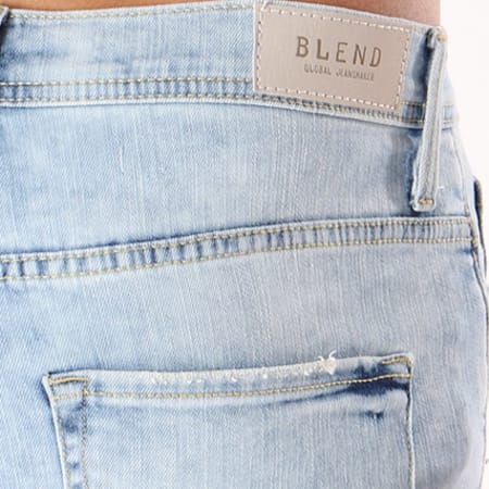 Blend - Short Jean Twister Bleu Wash