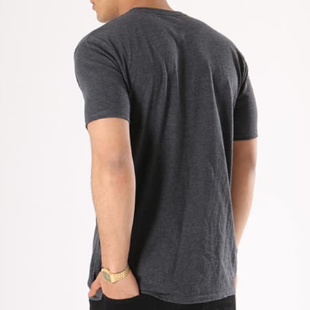 Quiksilver - Tee Shirt EQYZT04805 Gris Anthracite Chiné