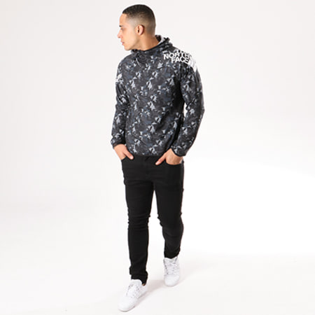 The North Face - Coupe-Vent Train Pullover T93GBV Gris Anthracite Camouflage 