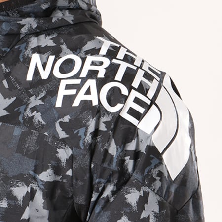 The North Face - Coupe-Vent Train Pullover T93GBV Gris Anthracite Camouflage 
