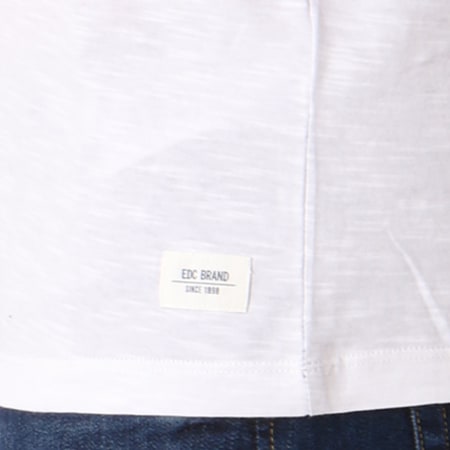 Esprit - Tee Shirt Poche 998CC2K818 Bleu Marine Blanc Noir Chiné 