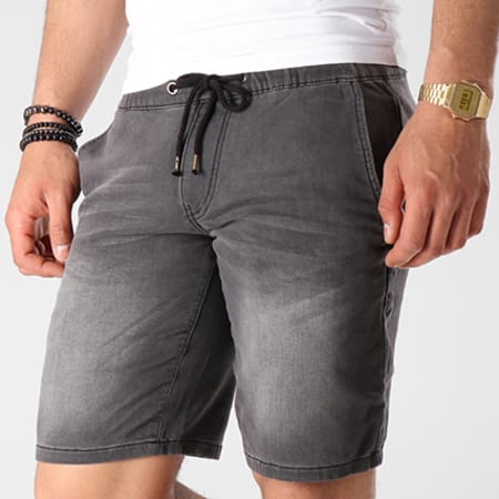 Only And Sons - Short Jogg Jean Linus Gris Anthracite