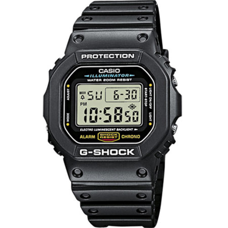 G-Shock - Montre G-Shock DW-5600E-1VER Noir