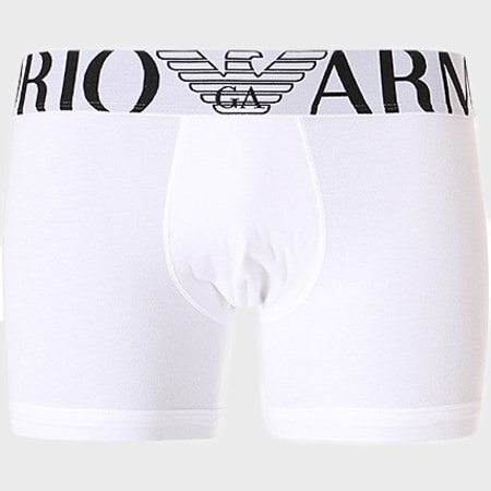 Emporio Armani - Boxer 110818-CC716 Blanc Noir