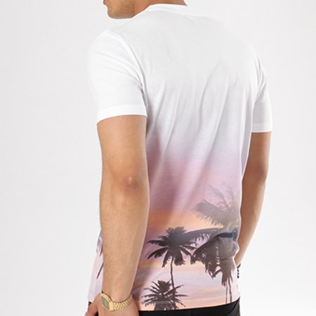 Produkt - Tee Shirt Sublimation Blanc Rose Sunset