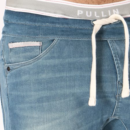 Pullin - Short Chino Dening Bleu Denim