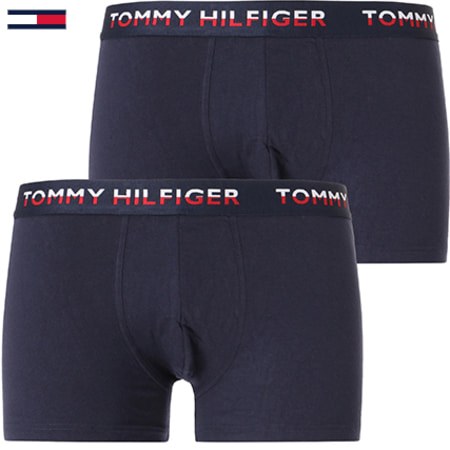 Tommy Hilfiger - Lot De 2 Boxers TH2 0746 Bleu Marine