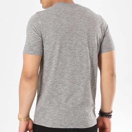 Wrung - Tee Shirt Established Gris Anthracite Chiné