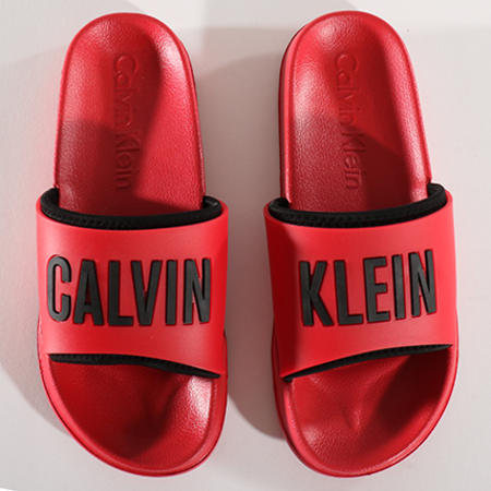 Calvin Klein - Claquettes K9UK014044 Rouge