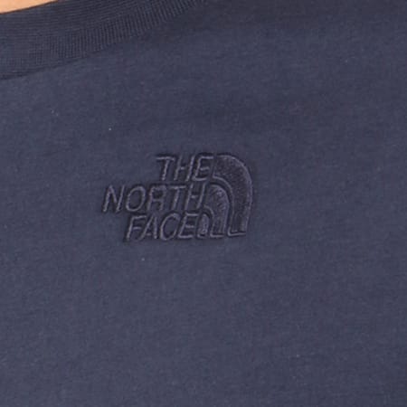 The North Face - Tee Shirt Manches Longues Raglan Simple Dome 3BQN Bleu Marine