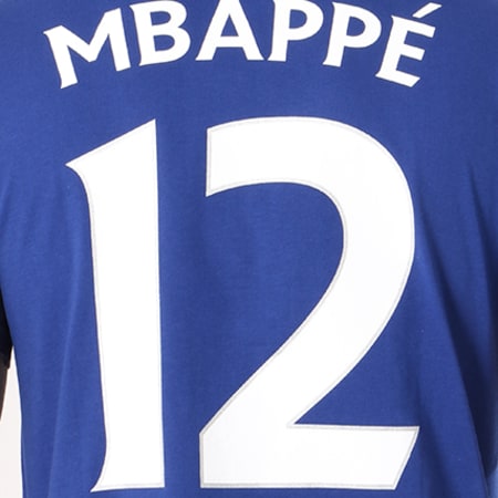 Foot - Tee Shirt MBappé 12 Player Bleu Marine