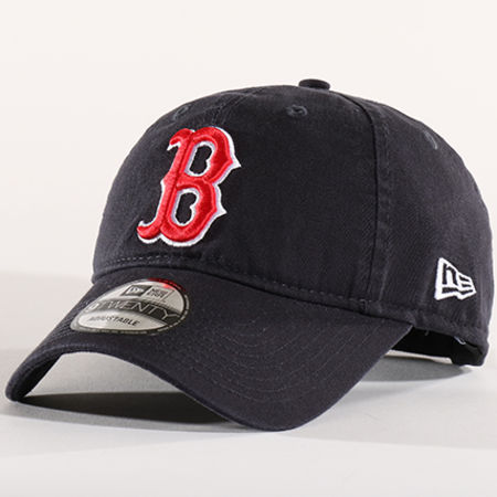 New Era - Casquette Team Unstructured Wash MLB Boston Red Sox Bleu Marine