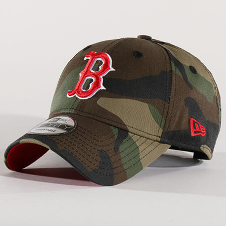 New Era - Casquette Camo Team 940 MLB Boston Red Sox Vert Kaki Camouflage