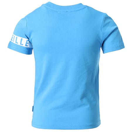Foot - Tee Shirt Enfant Big Logo Bleu Clair