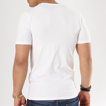 Only And Sons - Tee Shirt Basic V Neck Blanc