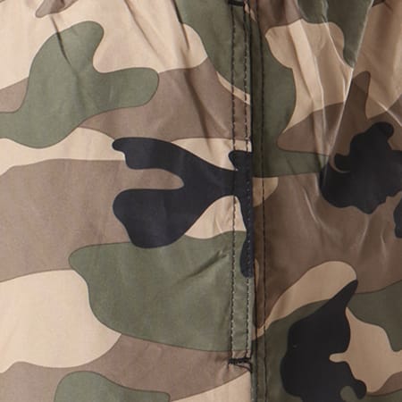 Aarhon - Short De Bain WW6001 Vert Kaki Camouflage
