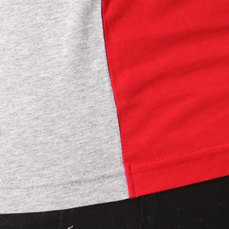 Antony Morato - Tee Shirt Manches Longues Capuche MMKL00217 Rouge Bleu Marine Gris Chiné