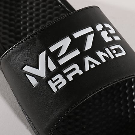 MZ72 - Claquettes CLQ Noir Blanc