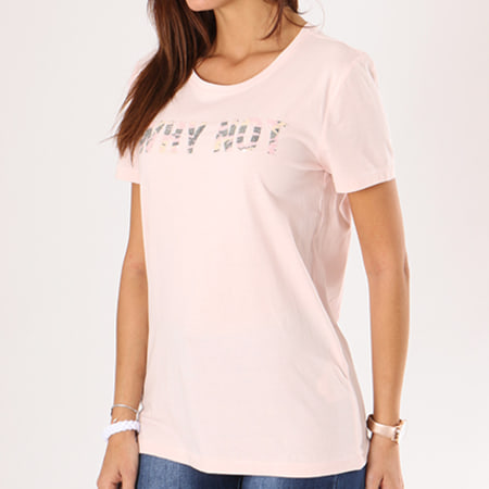 Only - Tee Shirt Oversize Femme Layla Top Box Rose