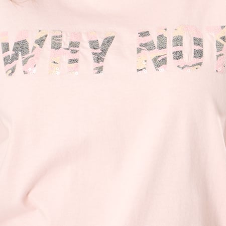 Only - Tee Shirt Oversize Femme Layla Top Box Rose
