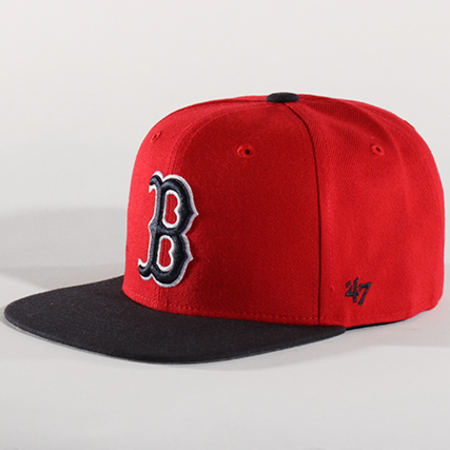 '47 Brand - Casquette MLB Boston Red Sox Captain SRSTT02WBP Rouge Bleu Marine