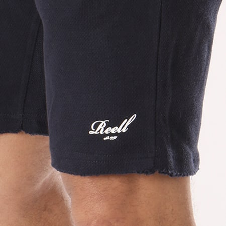 Reell Jeans - Short Jogging Script Bleu Marine