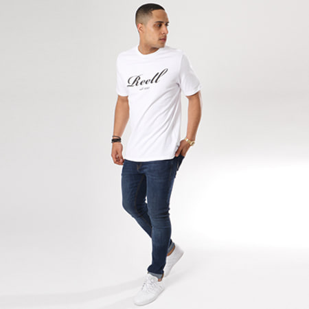 Reell Jeans - Tee Shirt Big Script Blanc