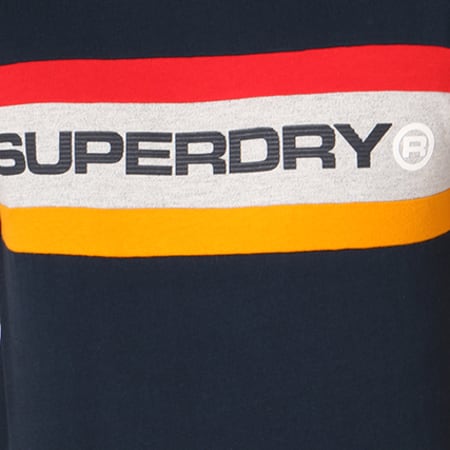 Superdry - Tee Shirt Trophy Chest Band M10002SQ Bleu Marine