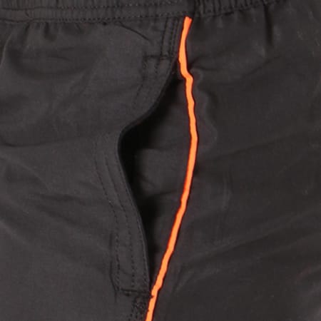Superdry - Short De Bain Beach Volley M30000PQF2 Noir Orange Fluo