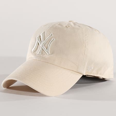 '47 Brand - Casquette MLB New York Yankees Clean Up RGW17GWSNL Ecru