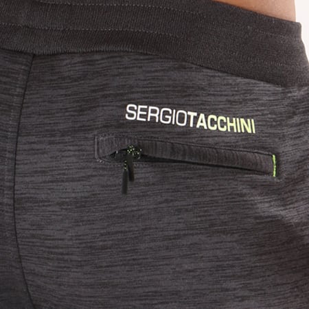 Sergio Tacchini - Pantalon Jogging Zanno Gris Anthracite Chiné