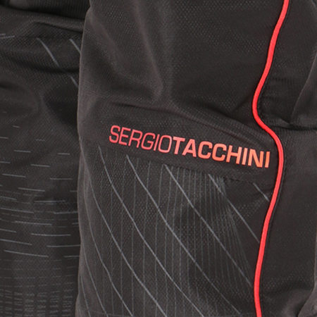 Sergio Tacchini - Pantalon Jogging Zenon Noir Rouge