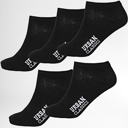 Urban Classics - Confezione da 5 paia di calzini neri