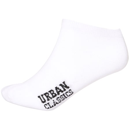 Urban Classics - Confezione da 5 paia di calzini bianchi