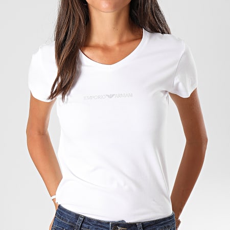 Emporio Armani - Tee Shirt Femme 163321-CC317 Blanc