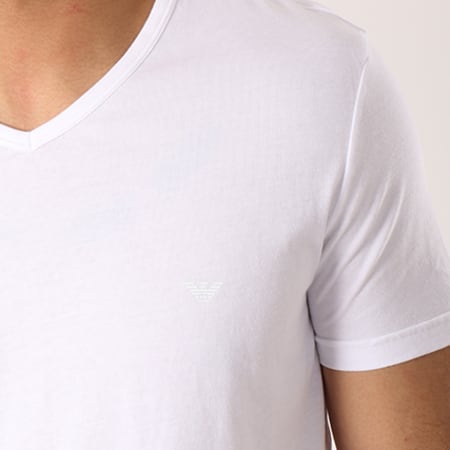 Emporio Armani - Lot De 2 Tee Shirts 111648-CC722 Blanc