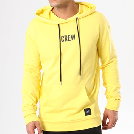 Sweat a capuche jaune pastel 2025