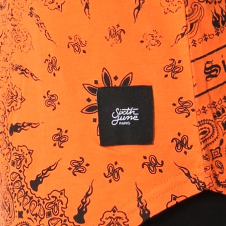 Sixth June - Tee Shirt Oversize M3113VTS Orange Bandana 