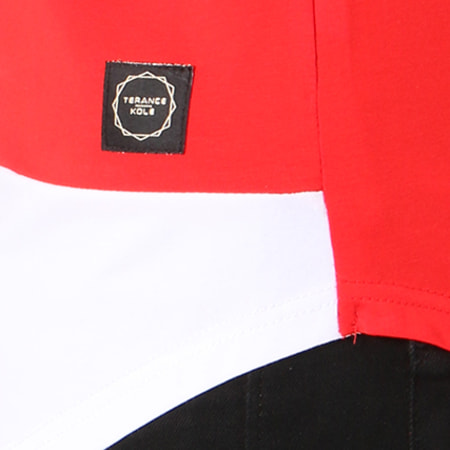 Terance Kole - Tee Shirt Oversize 98097 Rouge Blanc