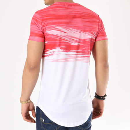 Terance Kole - Tee Shirt Oversize 98095 Rouge Blanc