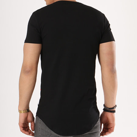 Terance Kole - Tee Shirt Oversize 98089 Noir Rouge Blanc